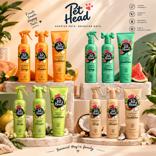 Pet Head Sensitive Puppy Dog Shampoo and Conditioner with All-Natural Fragrance
